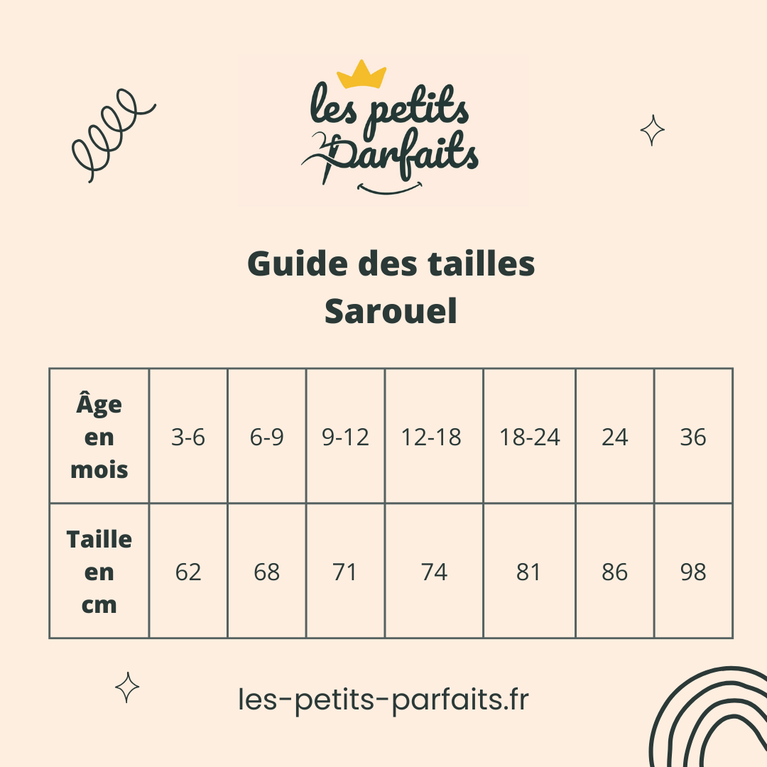 Sarouel motif fusées et planètes fond bleu