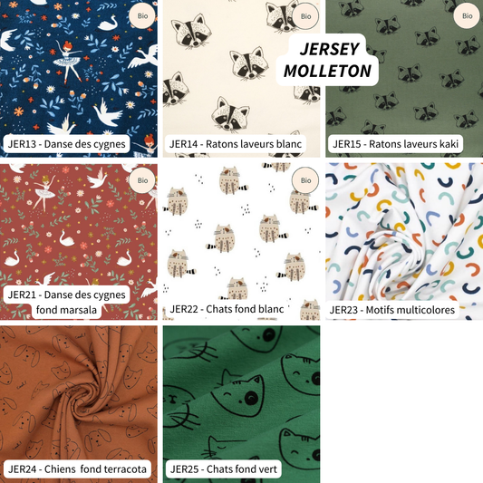 Sarouel jersey revers molleton personnalisable