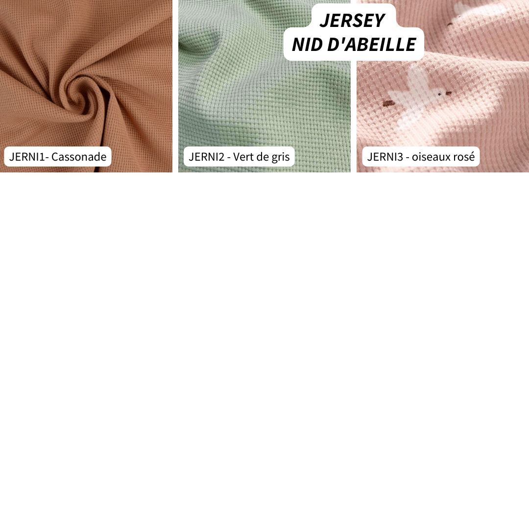 Sarouel jersey nid d'abeille personnalisable
