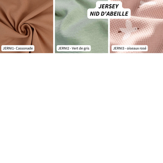 Sarouel jersey nid d'abeille personnalisable