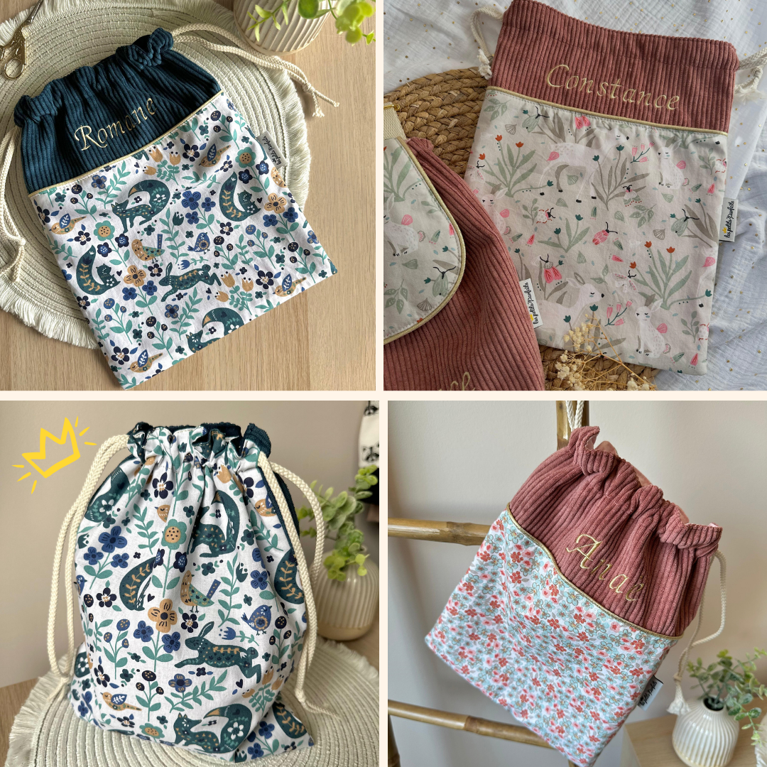 Sac Pochon personnalisé fille