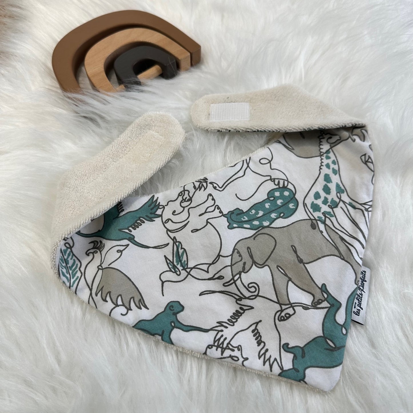 Bandana Thème animaux de la jungle