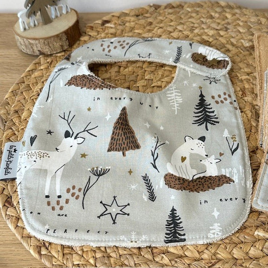 Coffret de Noël bébé personnalisé - Rennes biches et faons