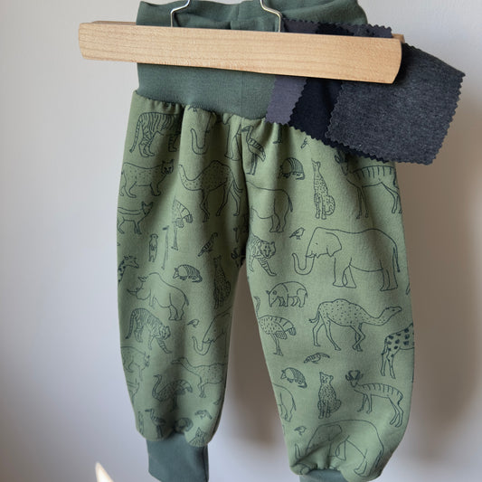 sarouel pour bébé personnalisable avec imprimé safari