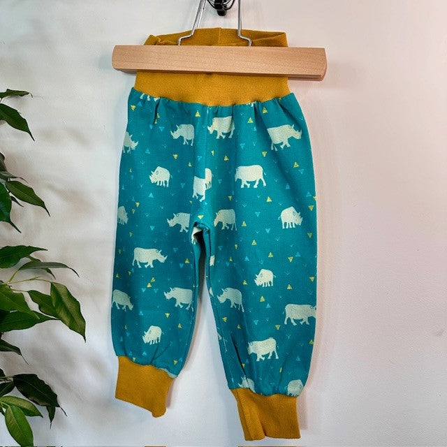 Sarouel motif hippopotames