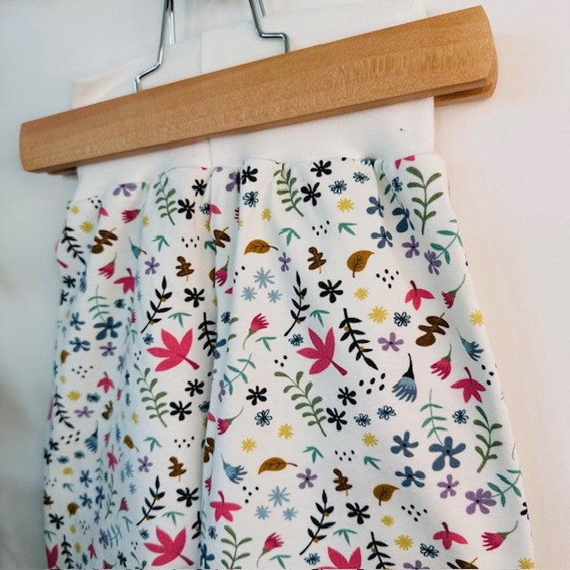 Sarouel motif feuilles