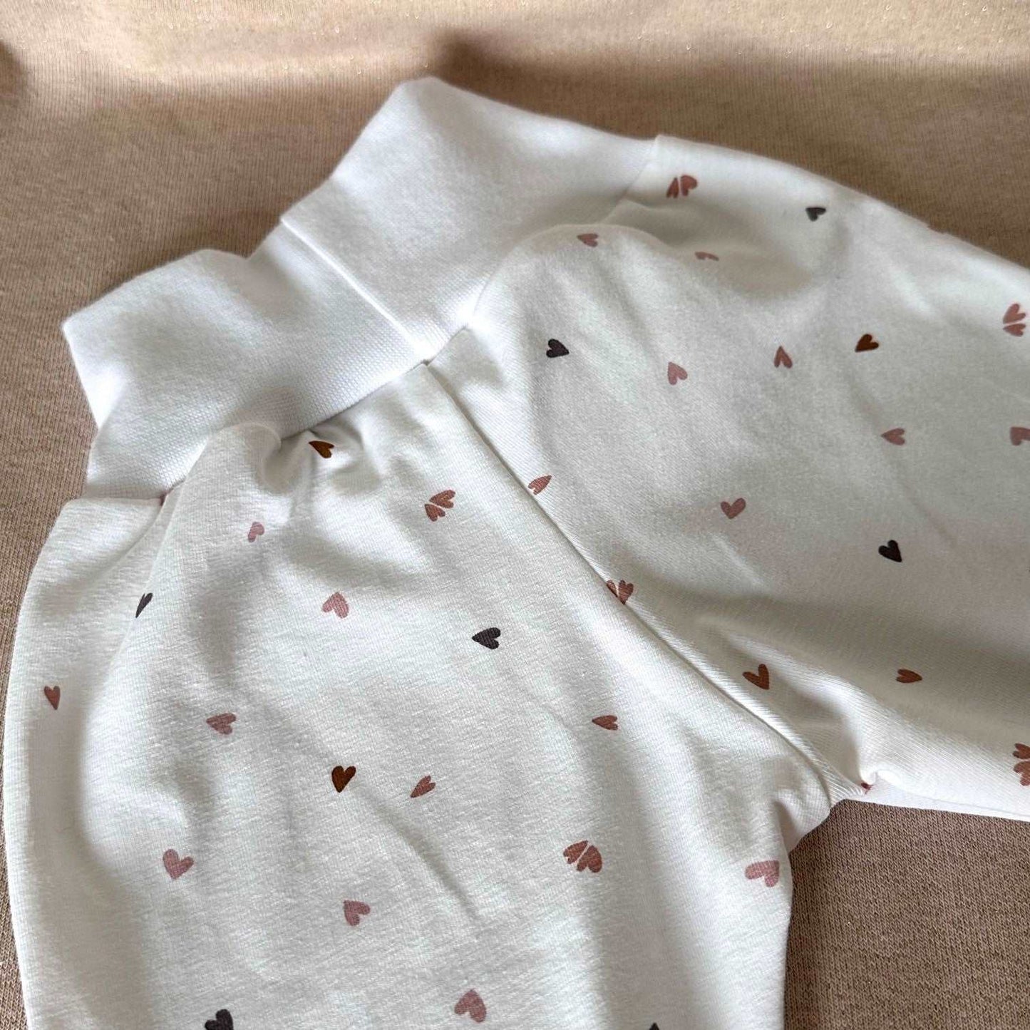 Sarouel blanc motif coeurs