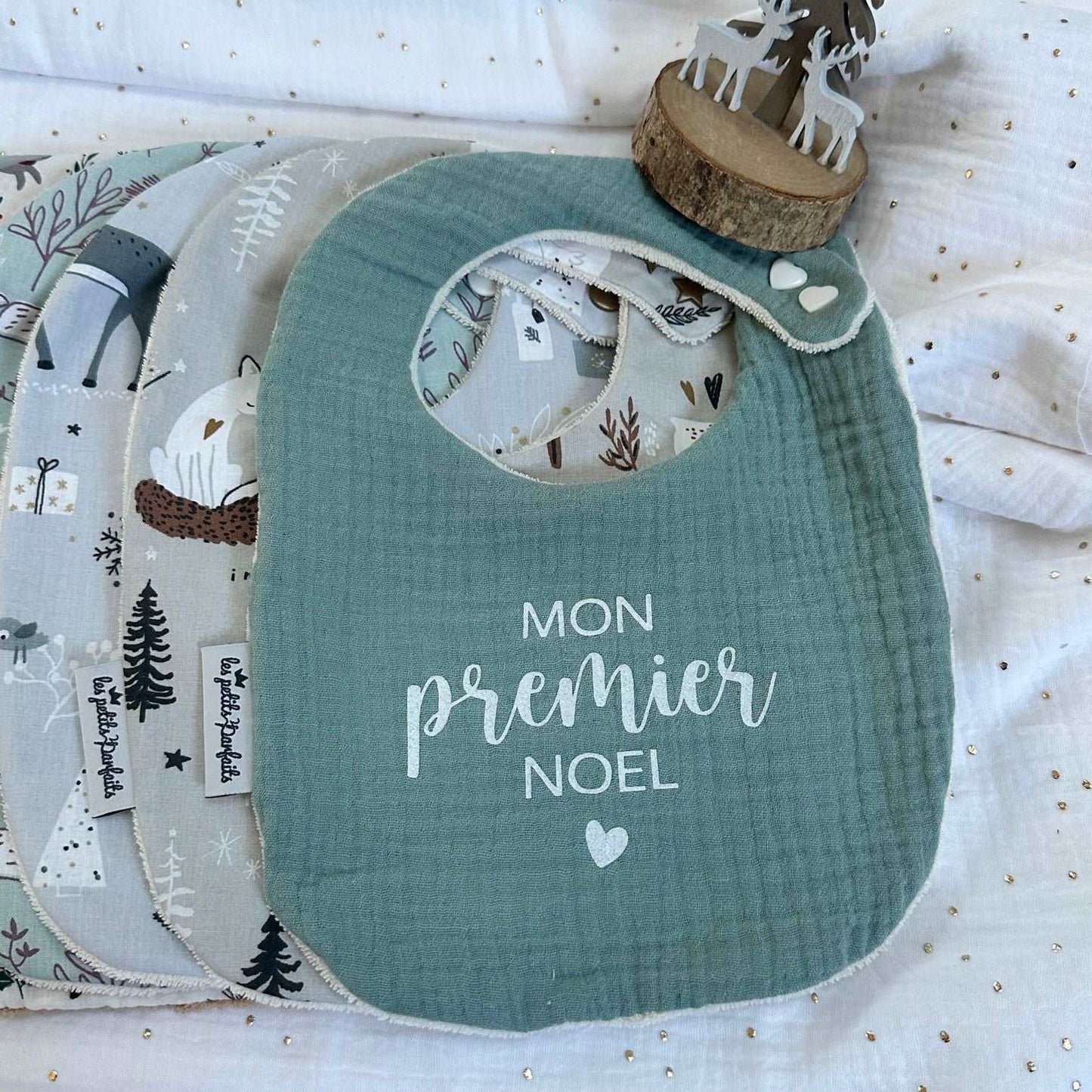 Bavoirs imprimés Noël