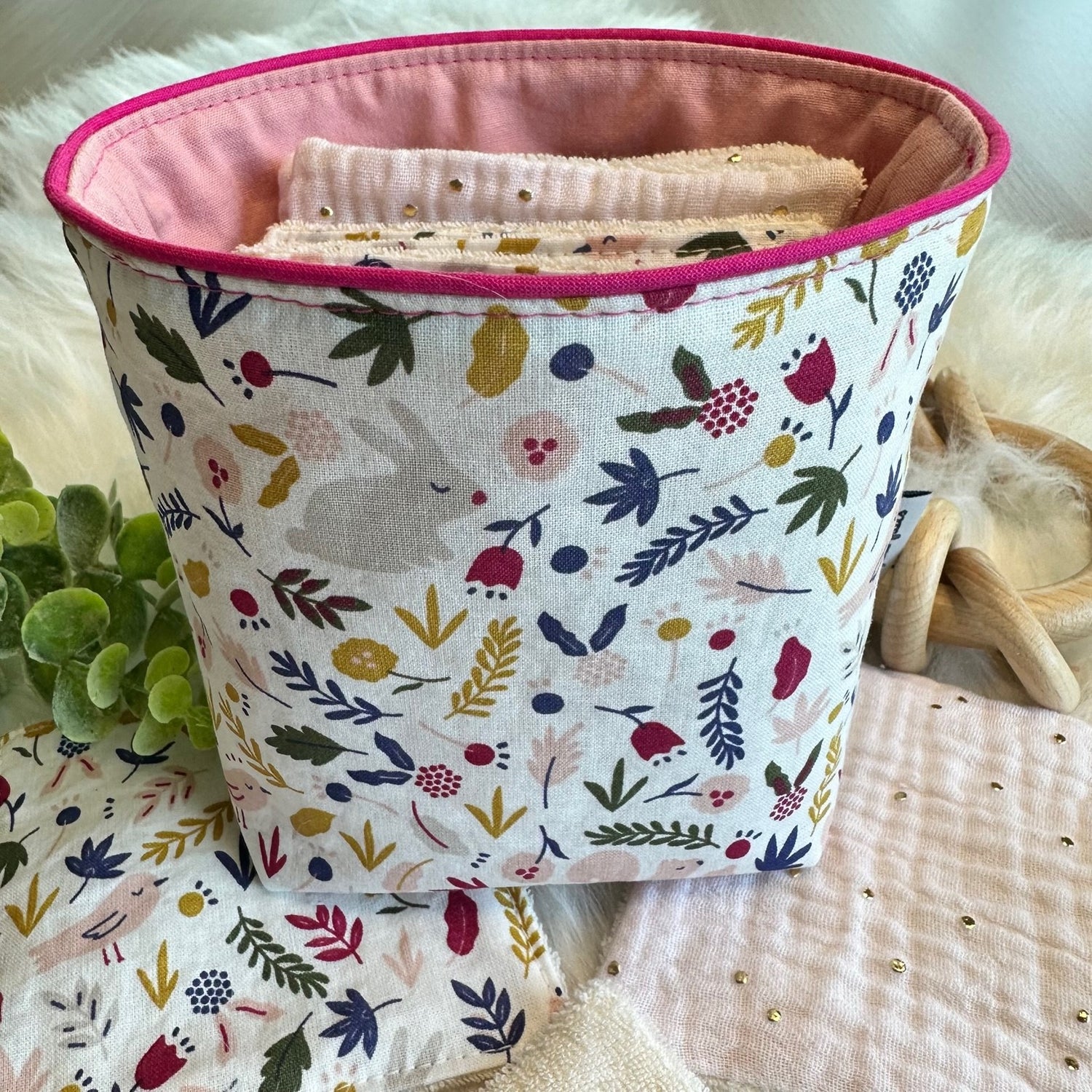 Les lingettes lavables bébé