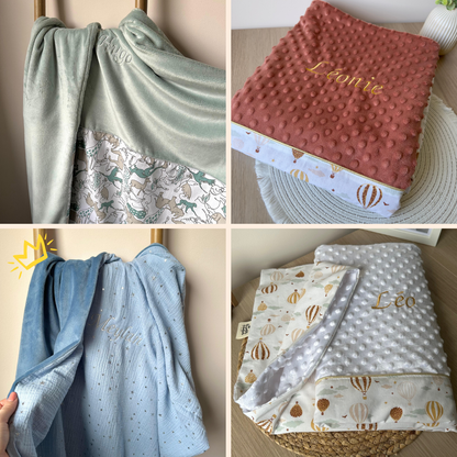 Couverture personnalisée enfant avec prénom (Modèle Enfant)