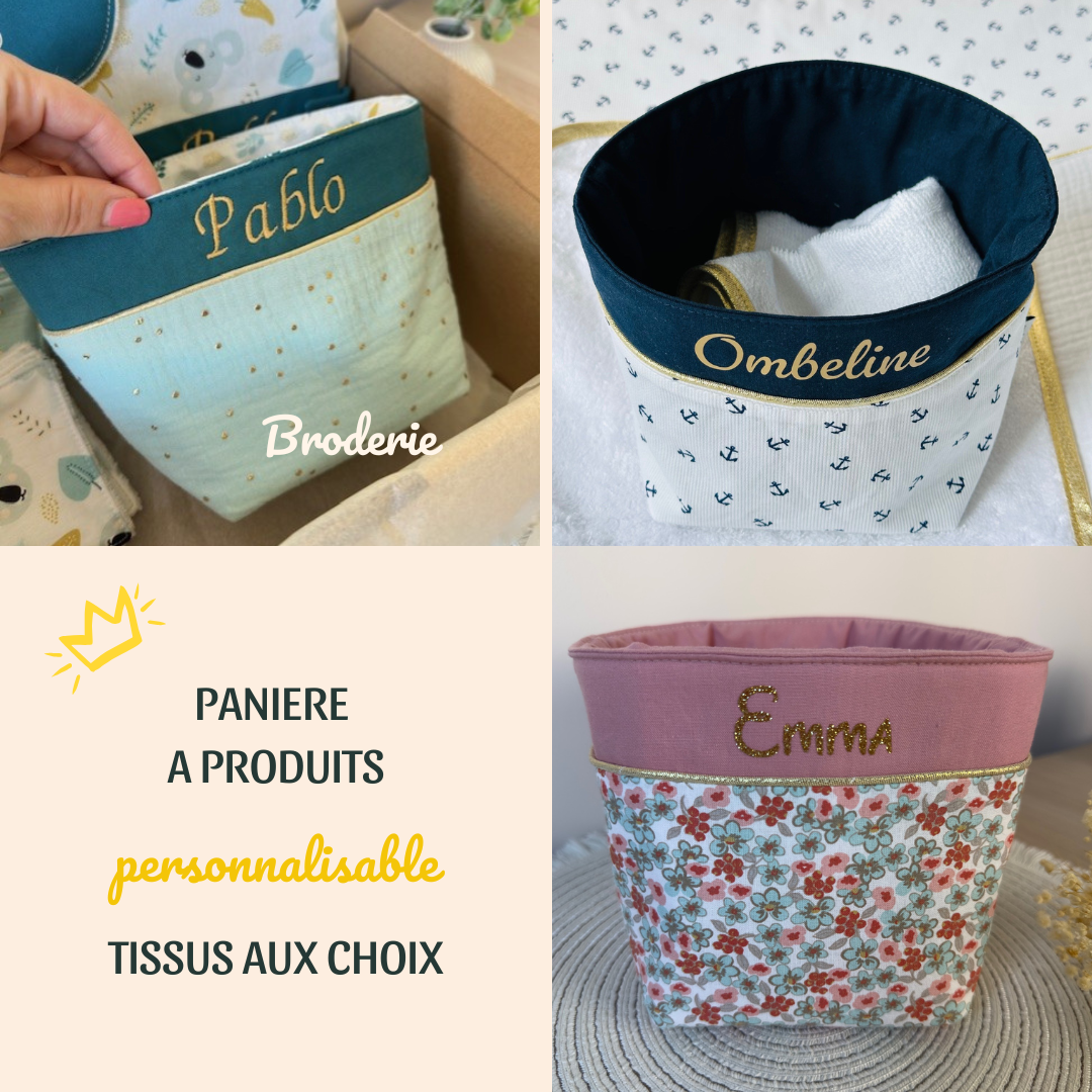 Panière à produits personnalisable