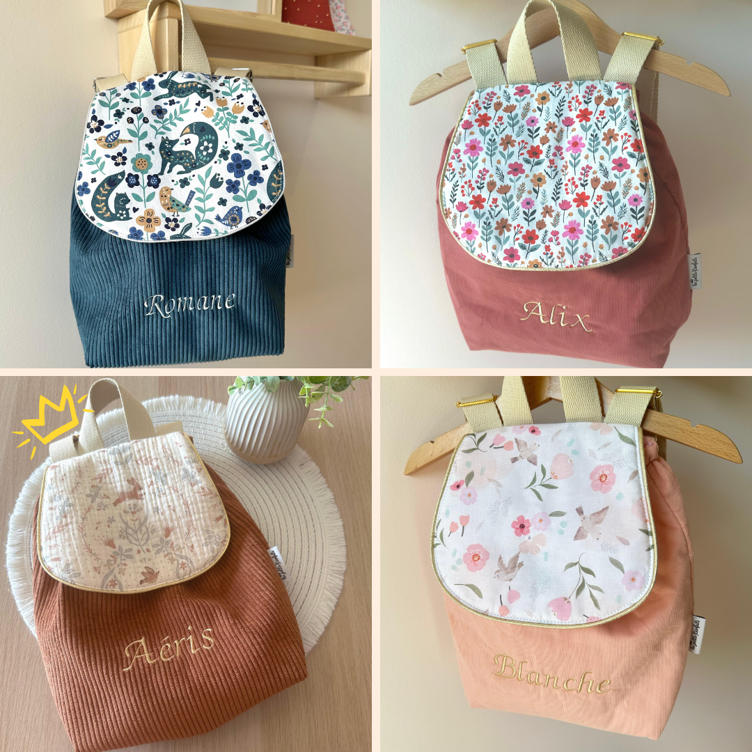 Sac à dos Maternelle fille personnalisé