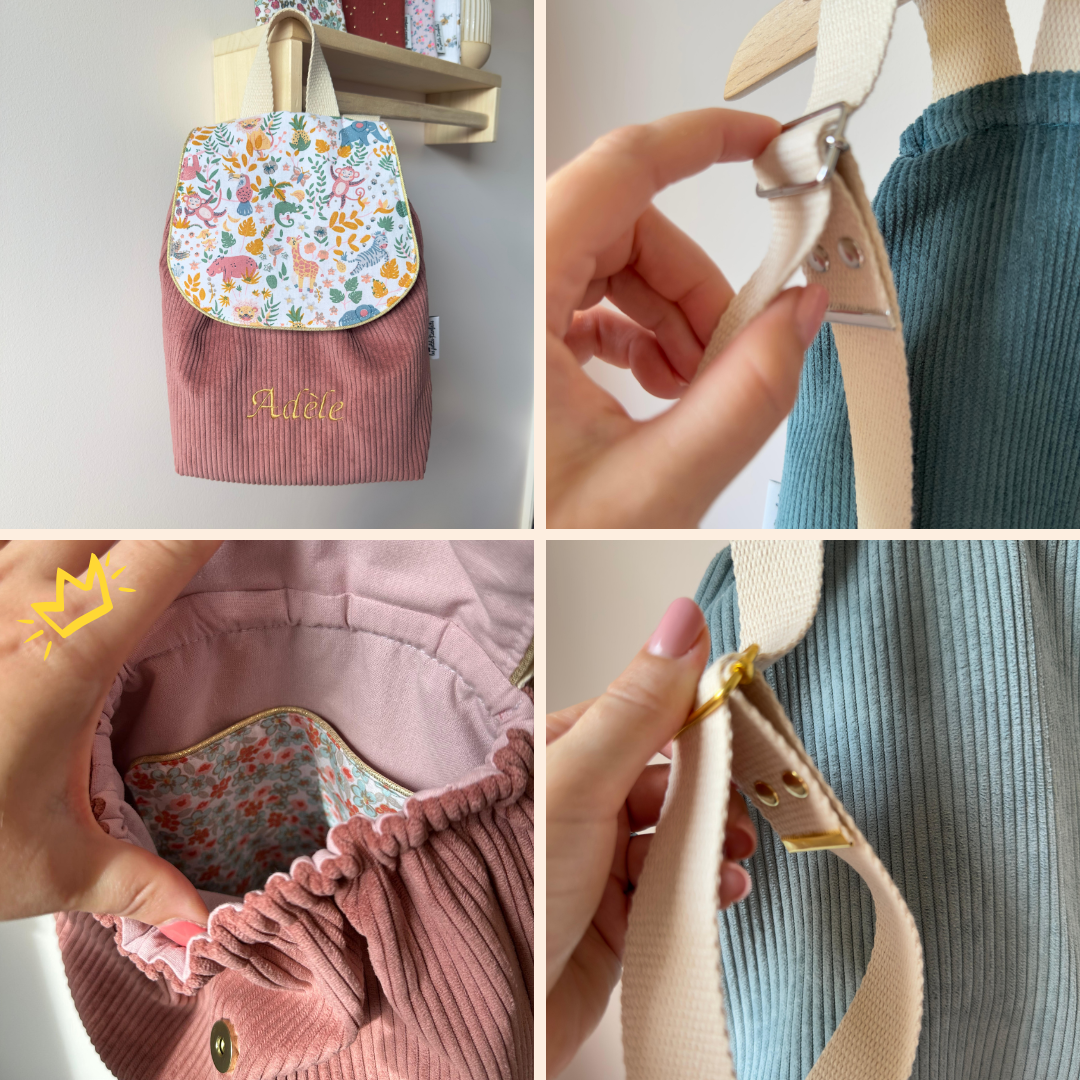 Sac à dos Maternelle fille personnalisé