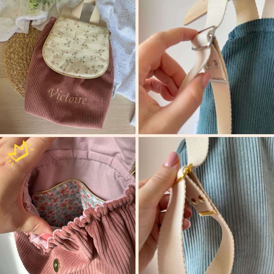 Sac à dos Maternelle fille personnalisé