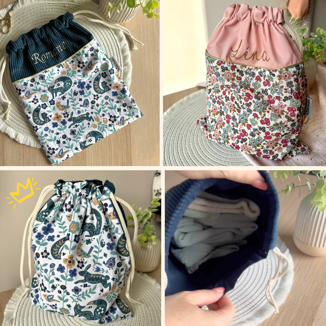 Sac Pochon personnalisé fille