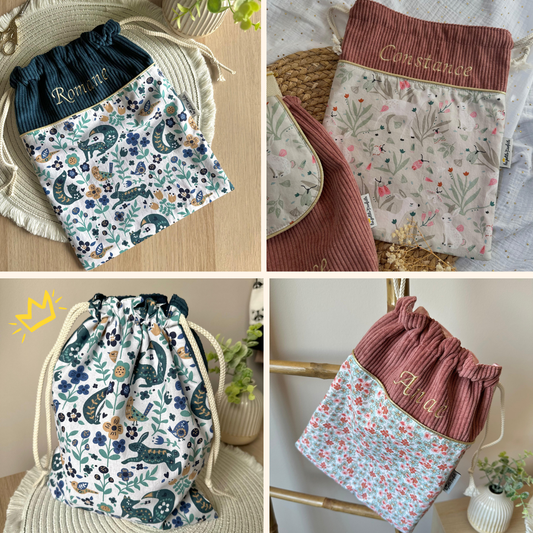Sac Pochon personnalisé fille