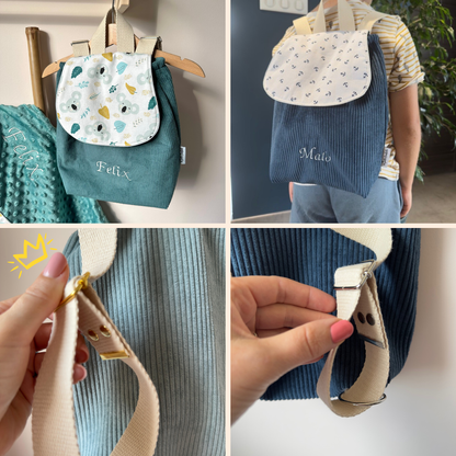 Sac à dos Maternelle garçon personnalisé