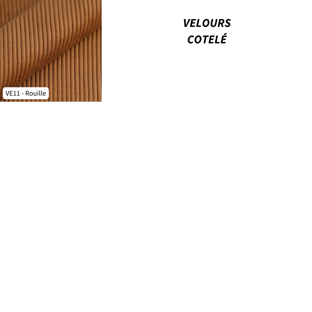 Sac banane femme personnalisé en velours côtelé