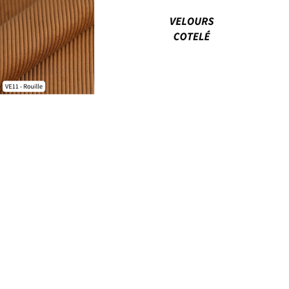 Sac banane femme personnalisé en velours côtelé