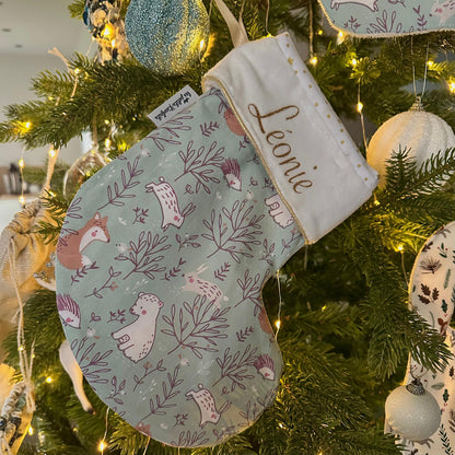 Chaussette de Noël personnalisée avec prénom
