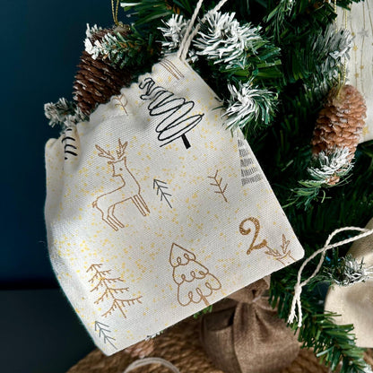 Calendrier de l’Avent en tissu personnalisé