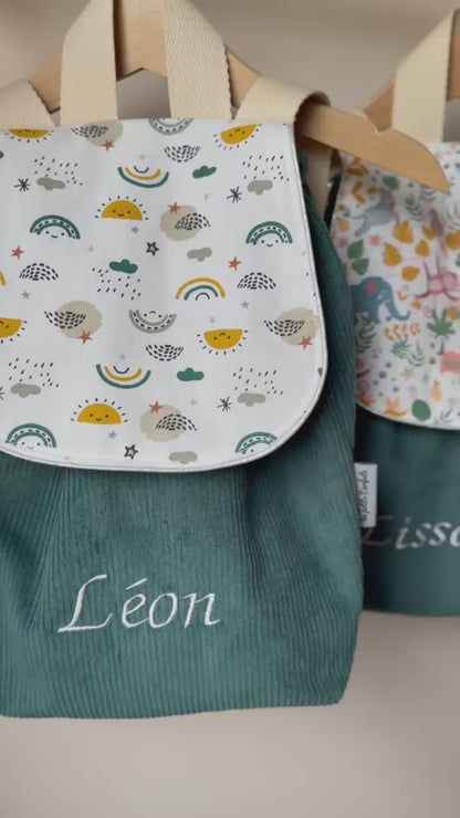 Sac à dos Maternelle garçon personnalisé