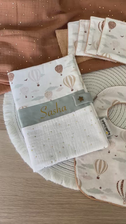 Coffret de Naissance Montgolfières - 3 articles