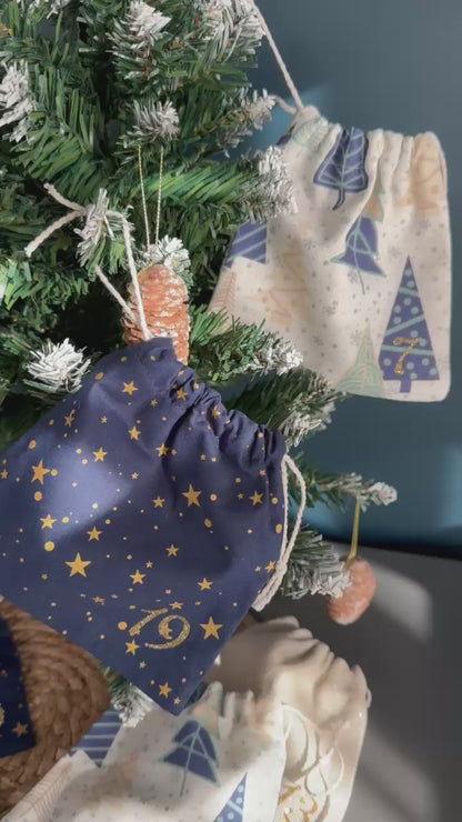 Calendrier de l’Avent en tissu personnalisé