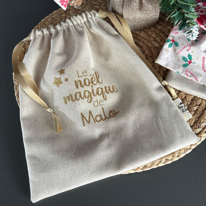 Calendrier de l’Avent en tissu personnalisé