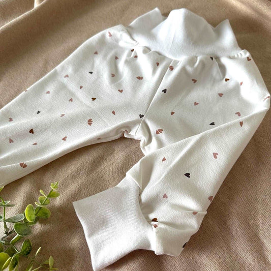 Sarouel blanc motif coeurs