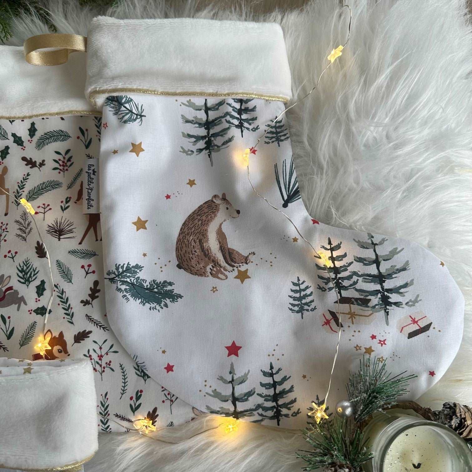 Chaussettes de Noël / Bottes de Noël avec prénom