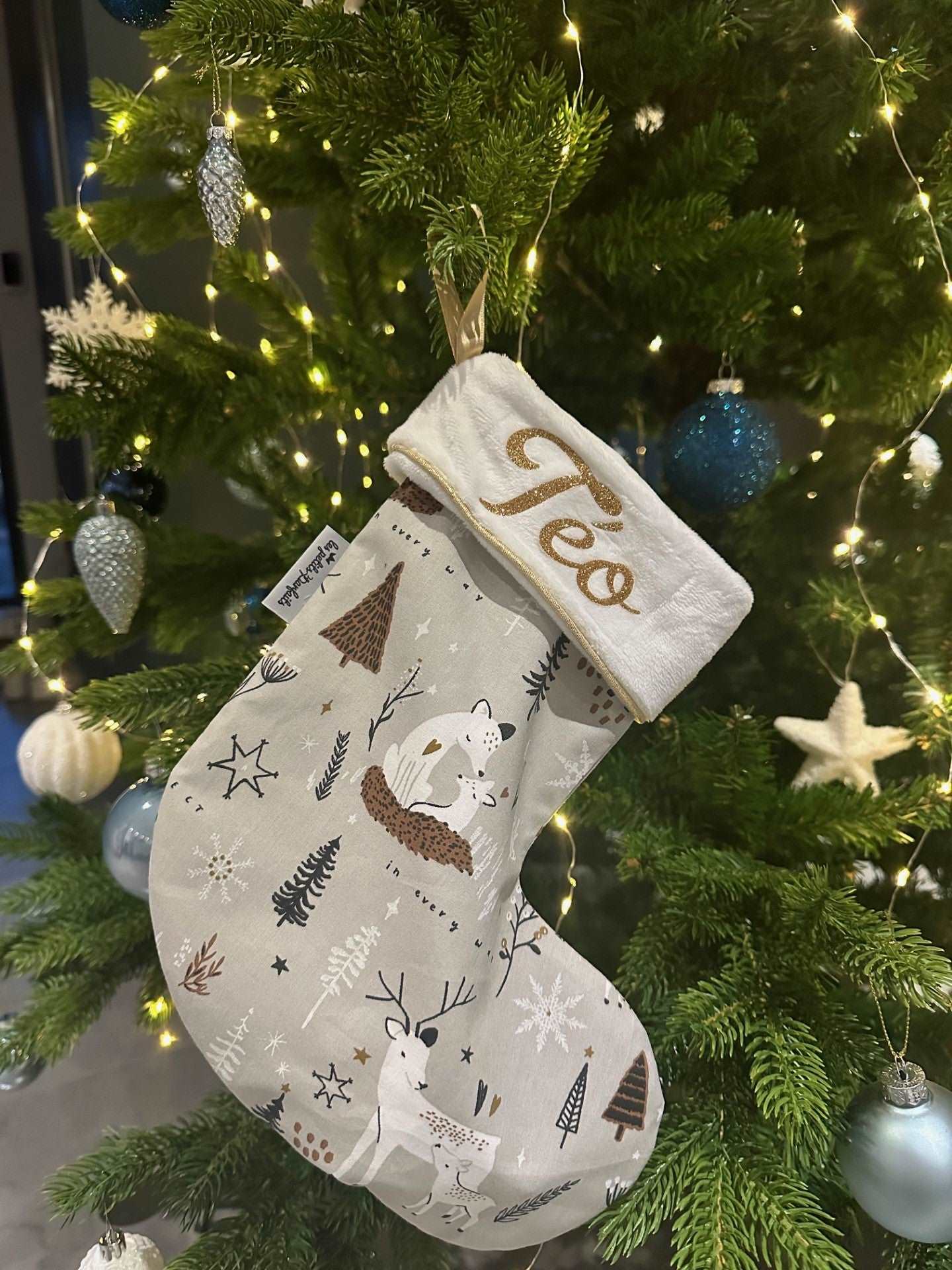 Chaussettes de Noël / Bottes de Noël avec prénom