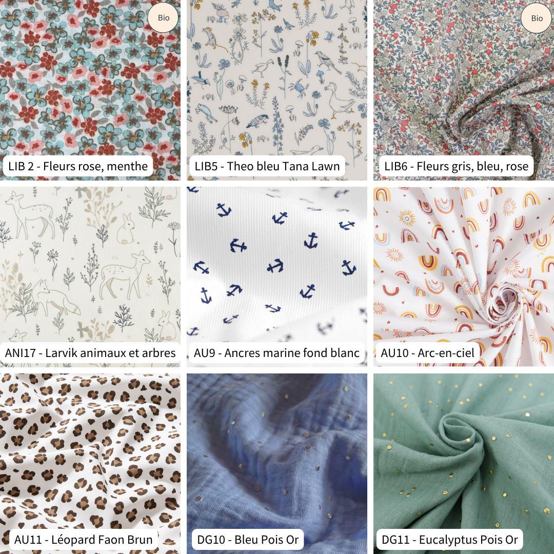 Marque-page personnalisé en tissu I Cadeau maîtresse, maman, mamie
